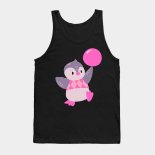 Pink and purple pastel penguin Tank Top